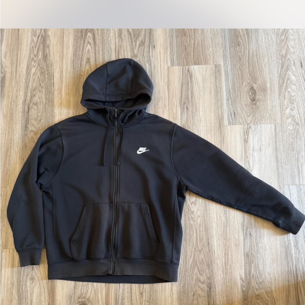 Nike Charcoal Full-Zip Hoodie